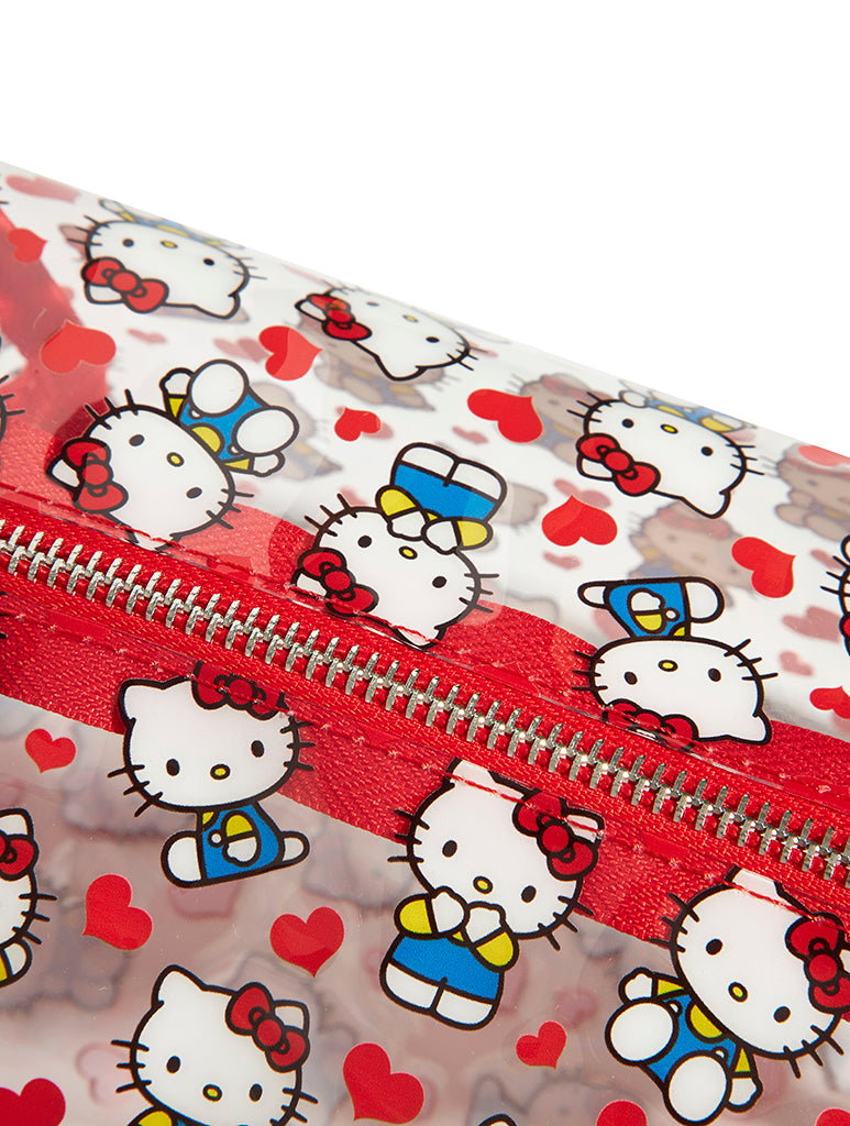 Hello Kitty Heart Makeup Bag