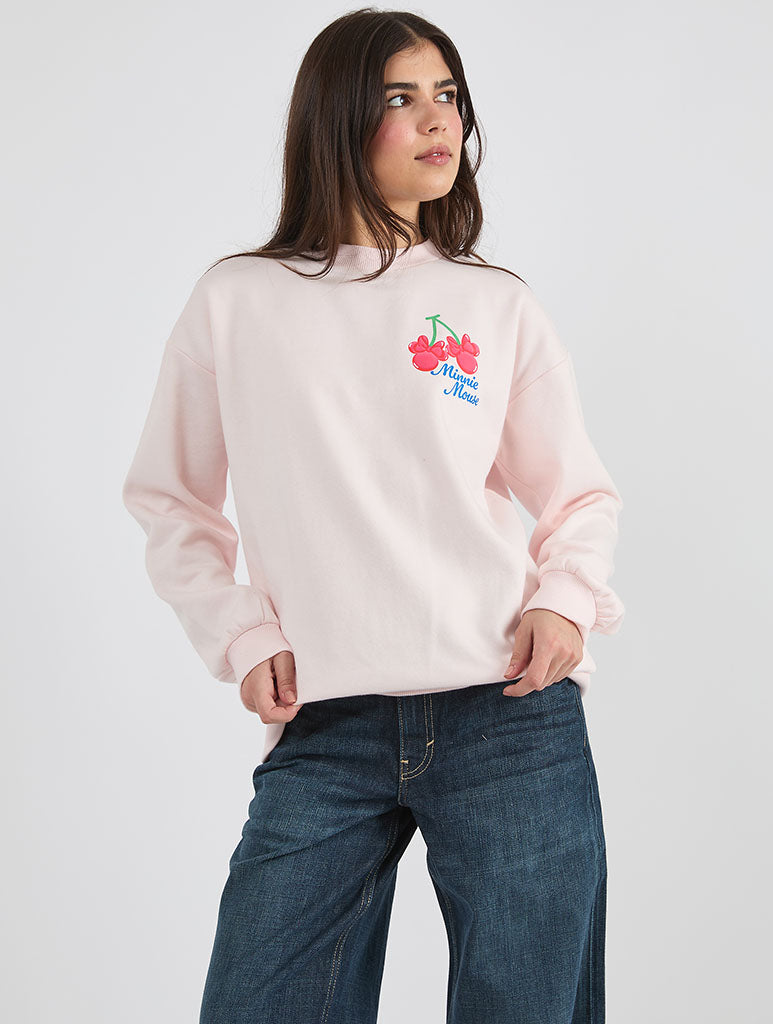 Custard x Disney Minnie Mouse Cherry Sweatshirt
