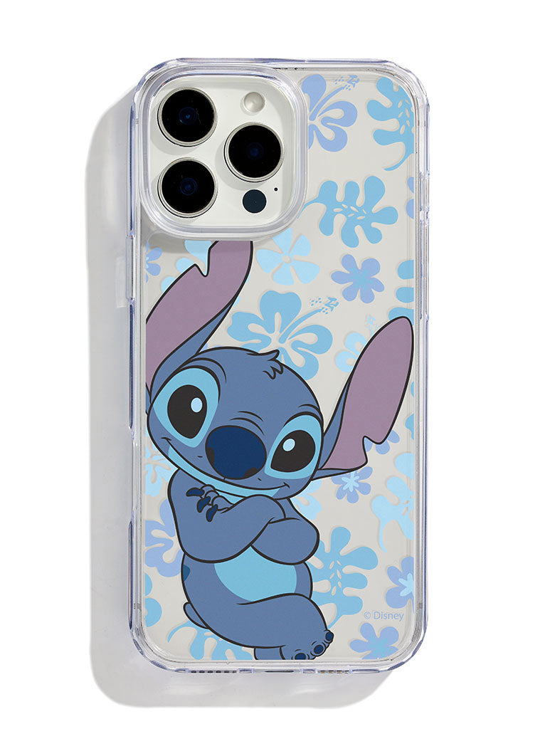 Disney Stitch Hibiscus iPhone Case
