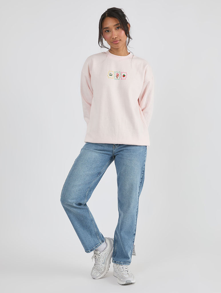 Strawberry Shortcake x Custard Patchwork Sweatshirt