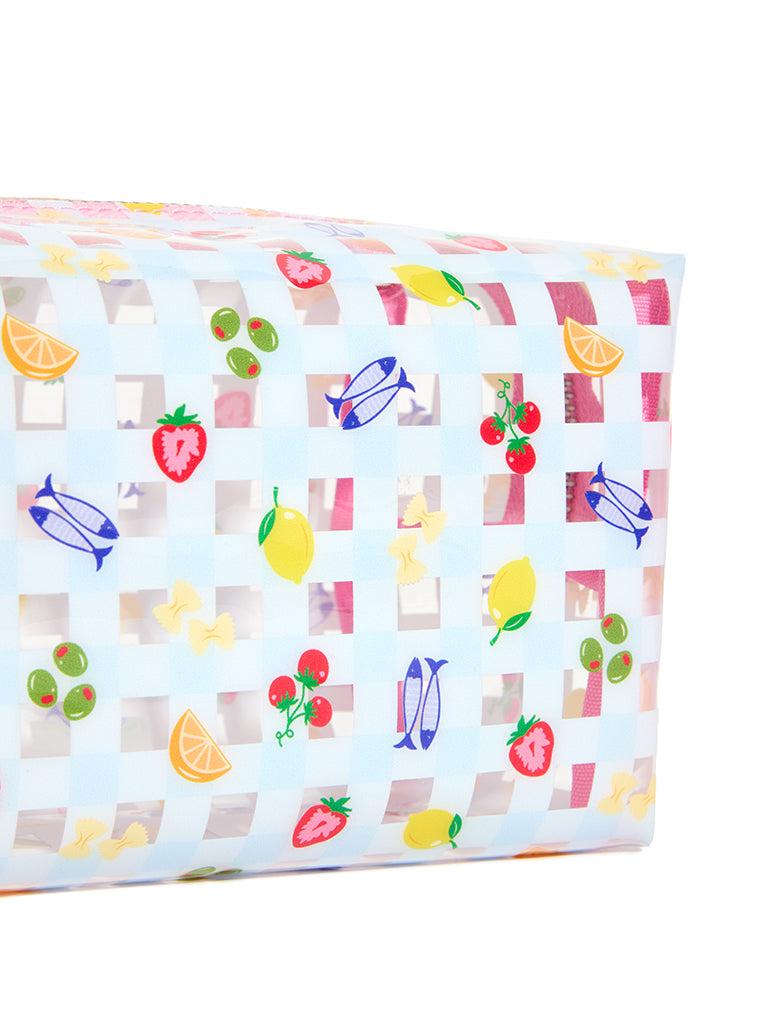 Custard Picnic Makeup Bag