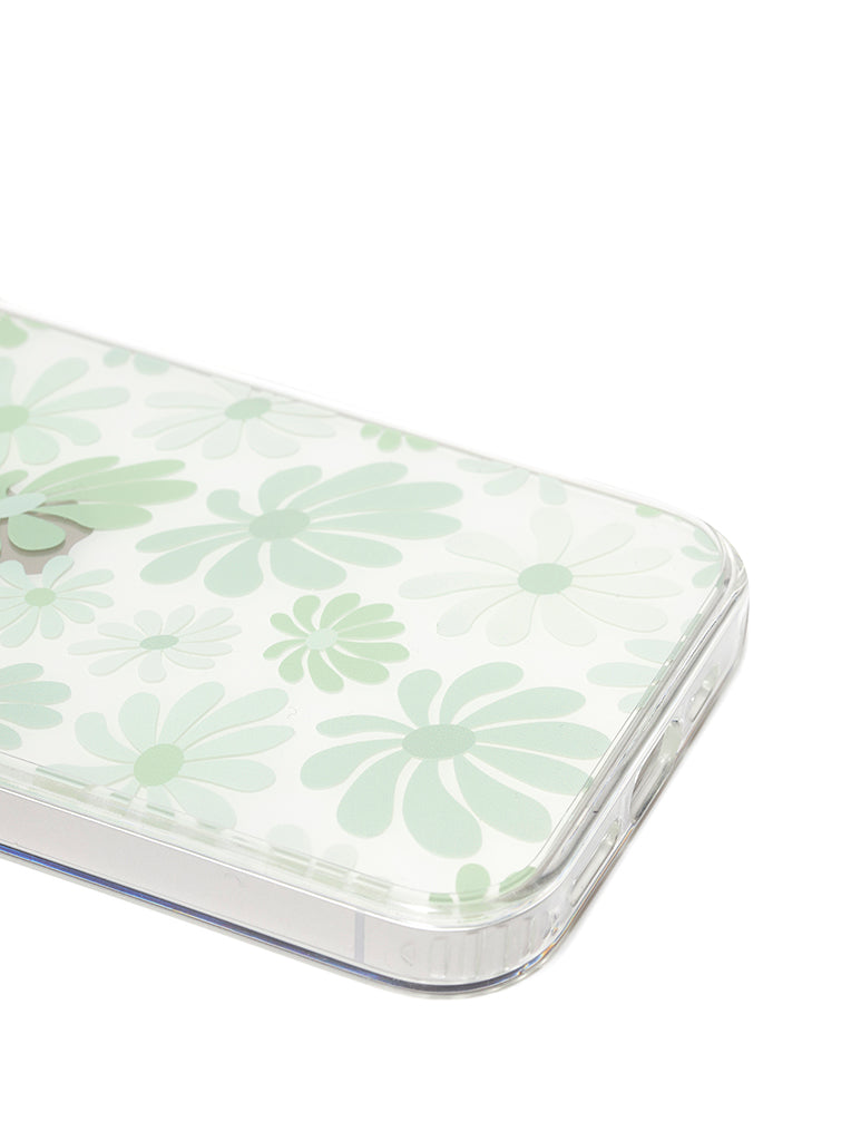Custard Sage Wavy Floral Case