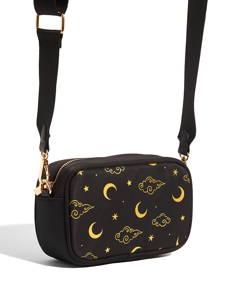 Gold Celestial Cross Body Bag