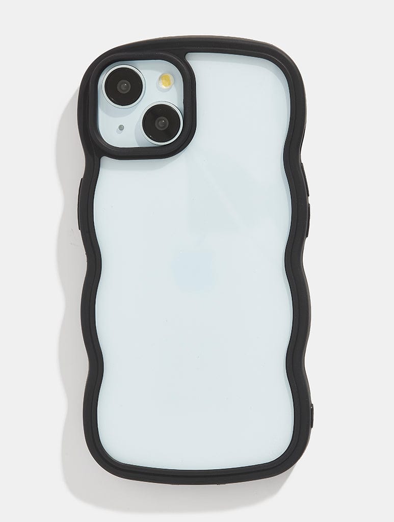 Black Wavy iPhone Case – Custard London