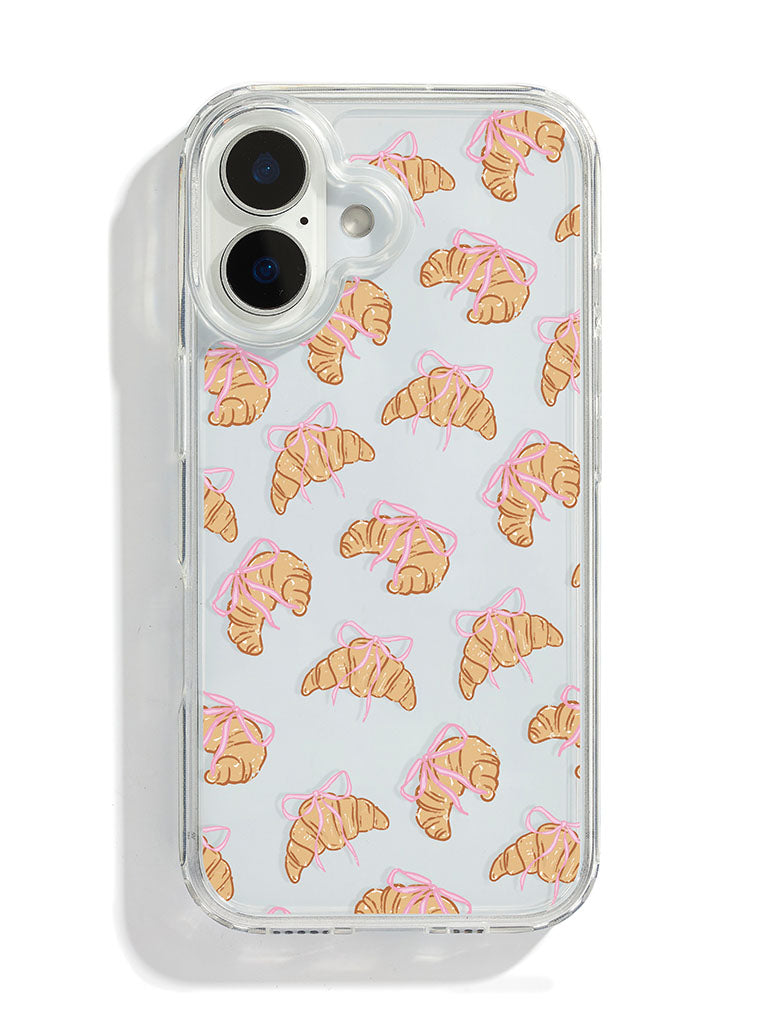 Custard Cute Croissants iPhone Case