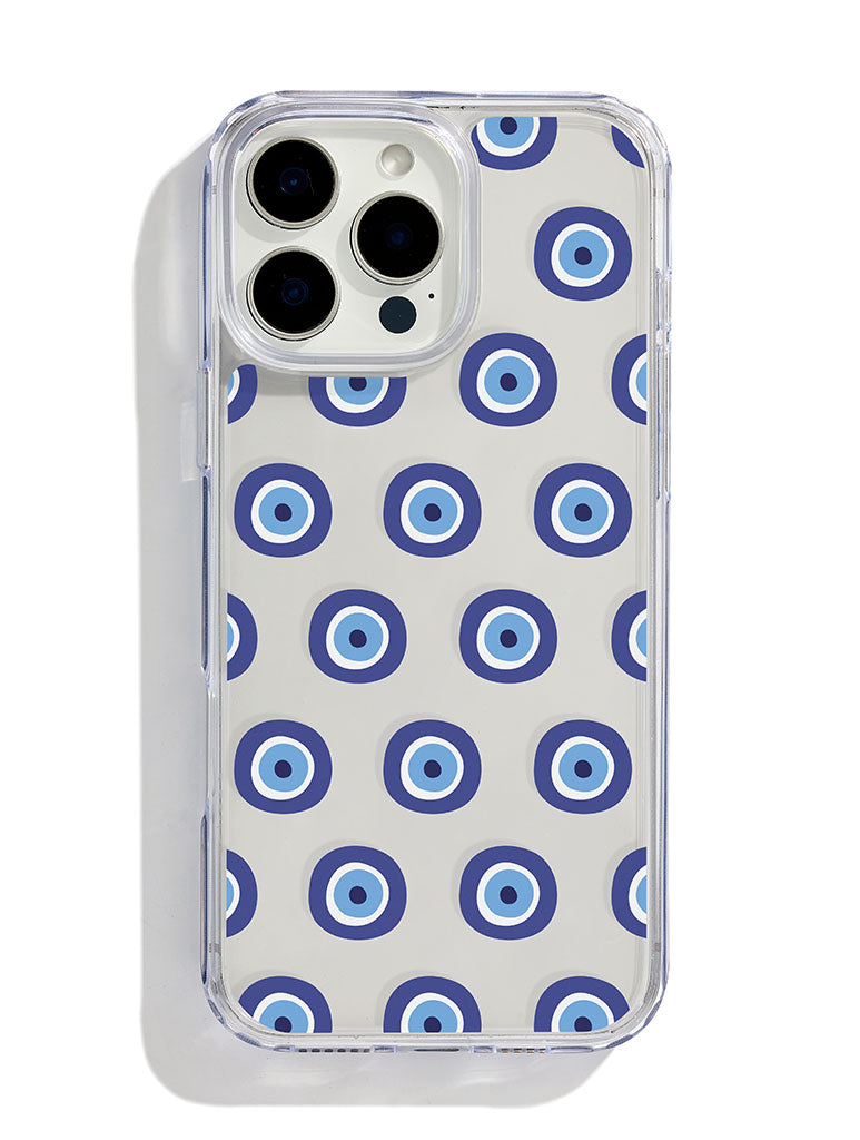 Custard Evil Eyes iPhone Case