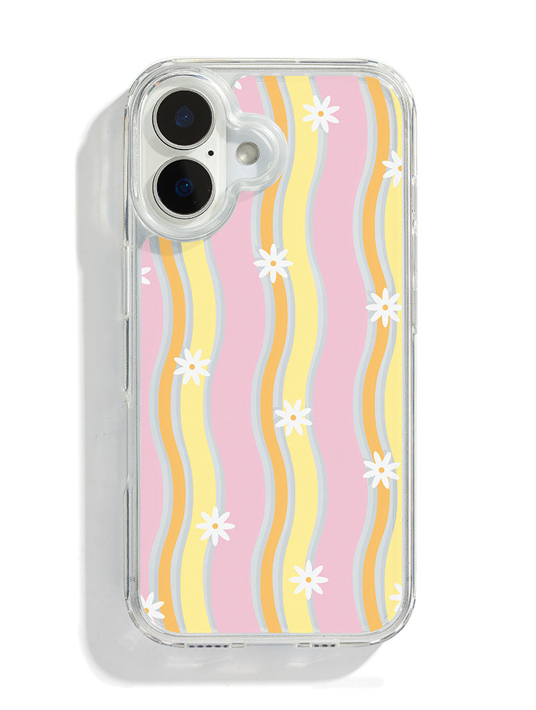 Custard Floral Swirl iPhone Case