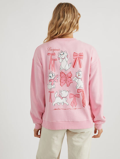 Custard x Disney Marie Bow Sweatshirt