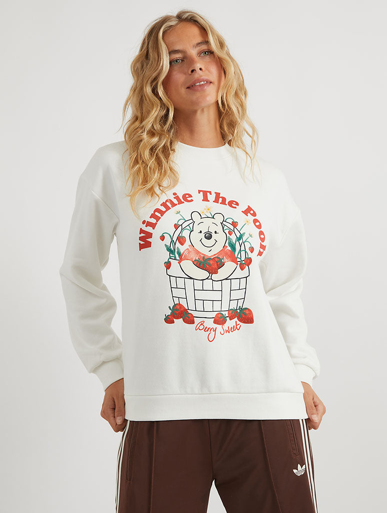 Disney Winnie The Pooh Strawberry Basket Sweatshirt