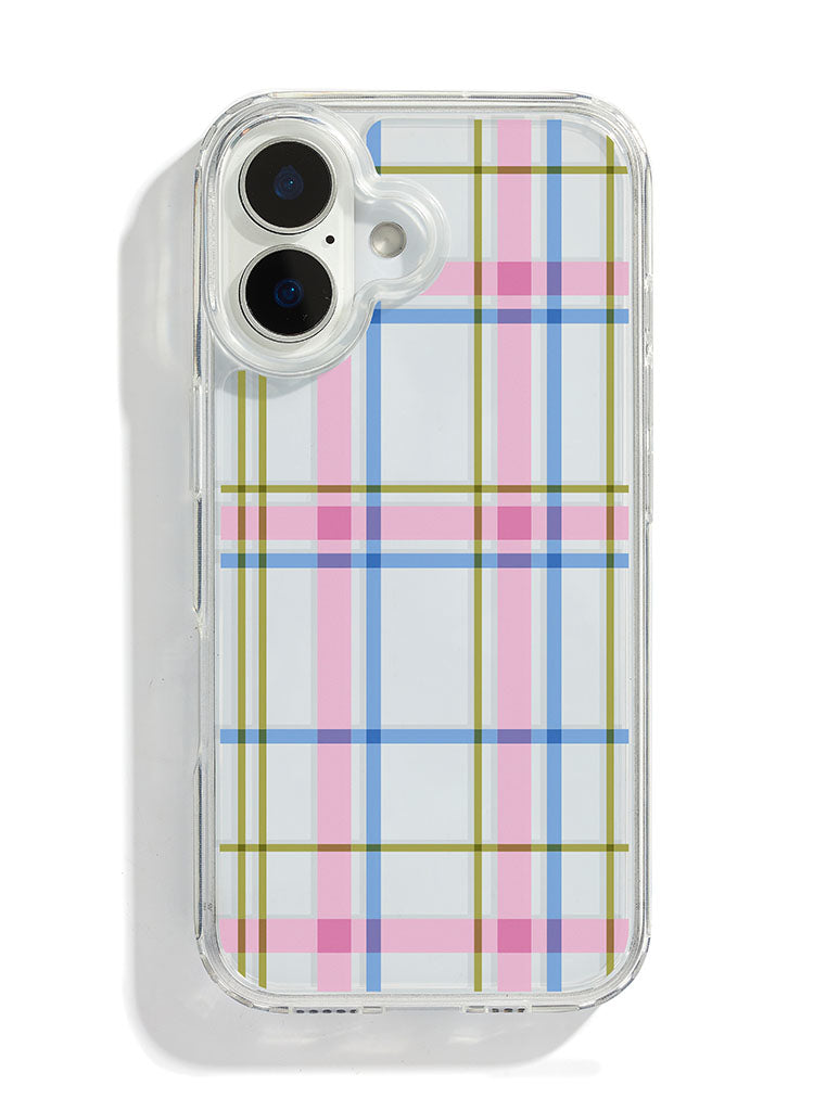 Custard Multicolour Check iPhone Case
