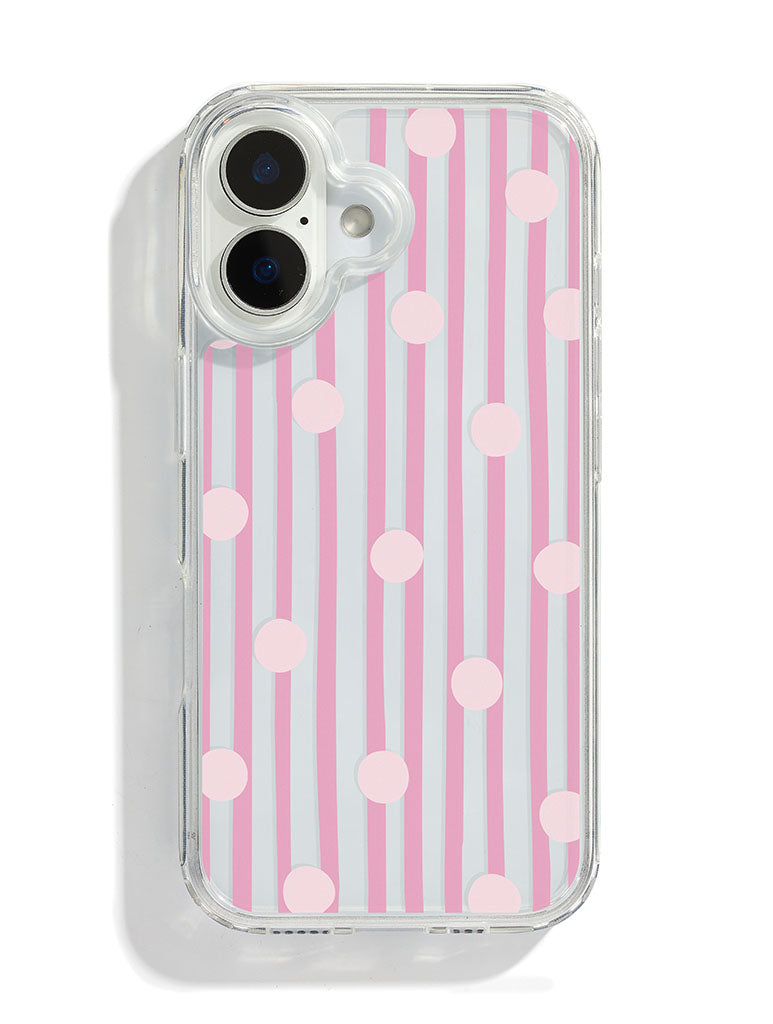 Custard Pink Spots iPhone Case