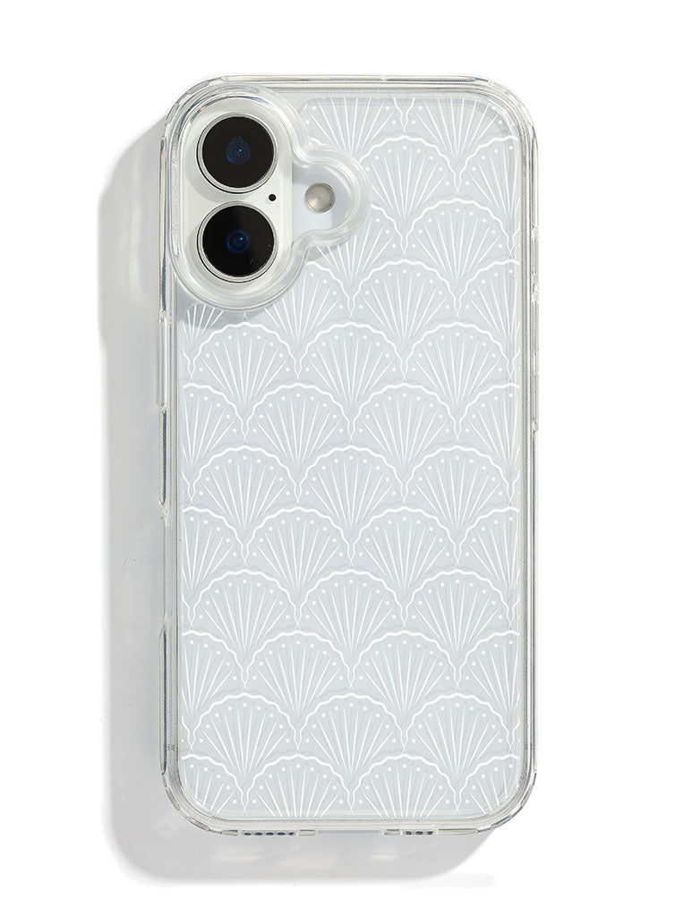 Custard White Scallop iPhone Case