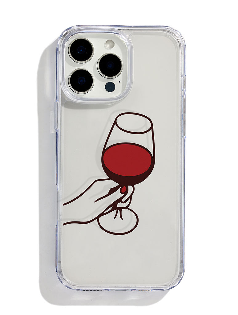 Custard Wine Glass iPhone Case
