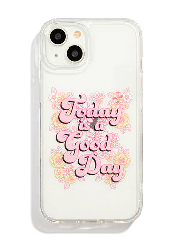 Today Is A Good Day iPhone Case Custard London 1