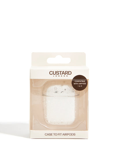Silver Celestial Airpods Case Custard London 7