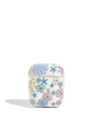 Ditsy Flower Airpods Case Custard London 1