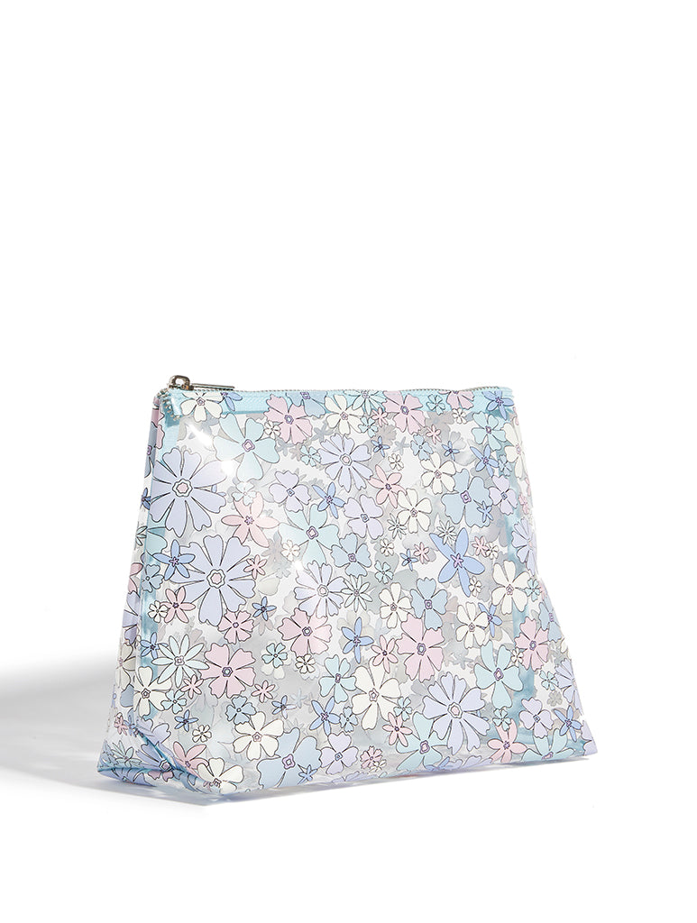 Ditsy Flower Wash Bag Custard London 3