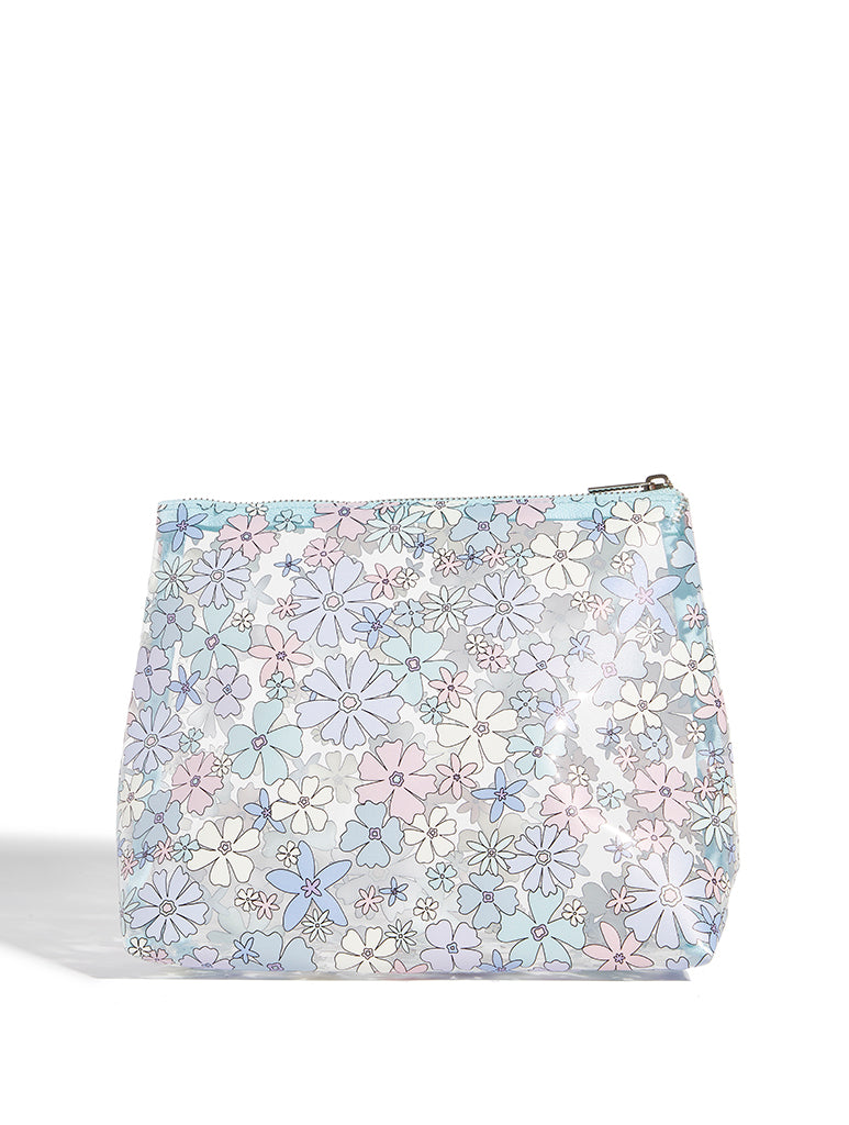 Ditsy Flower Wash Bag Custard London 5