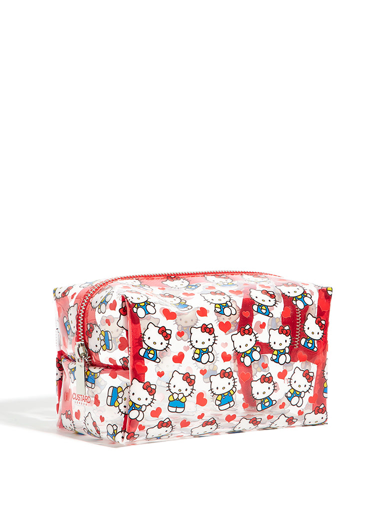 Hello Kitty Heart Makeup Bag