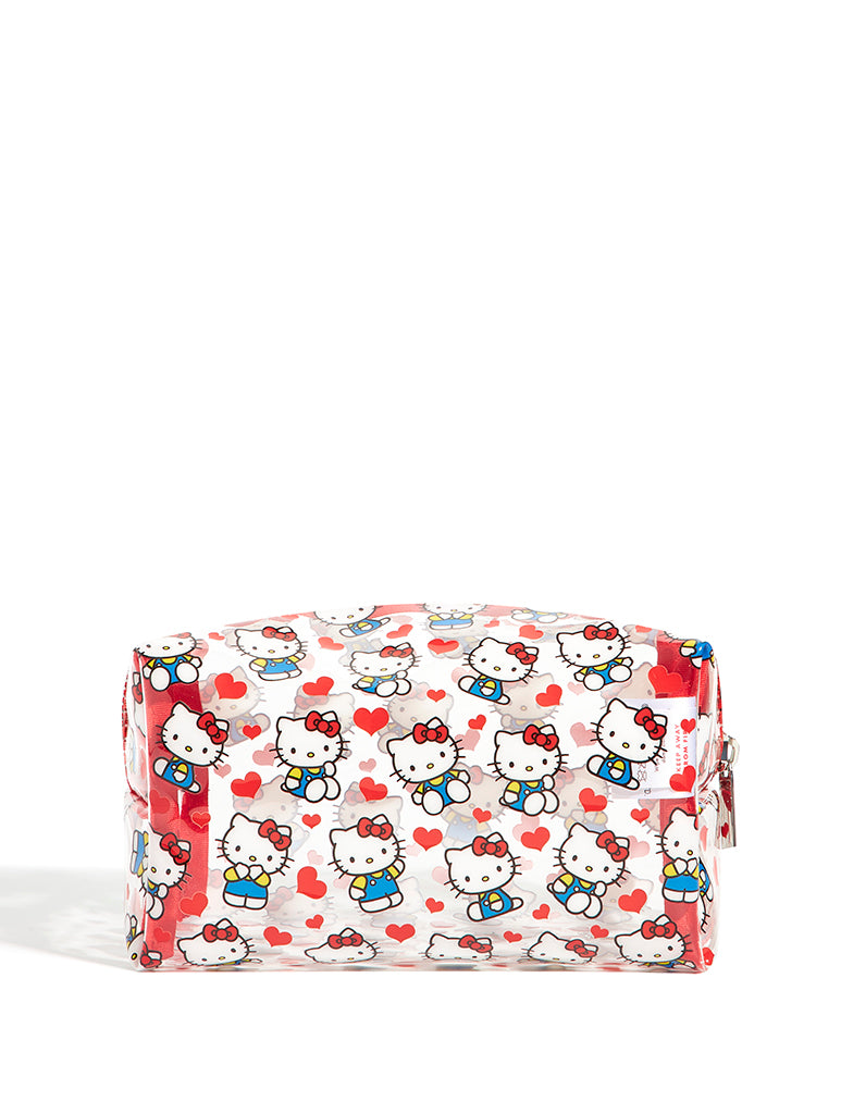 Hello Kitty Heart Makeup Bag
