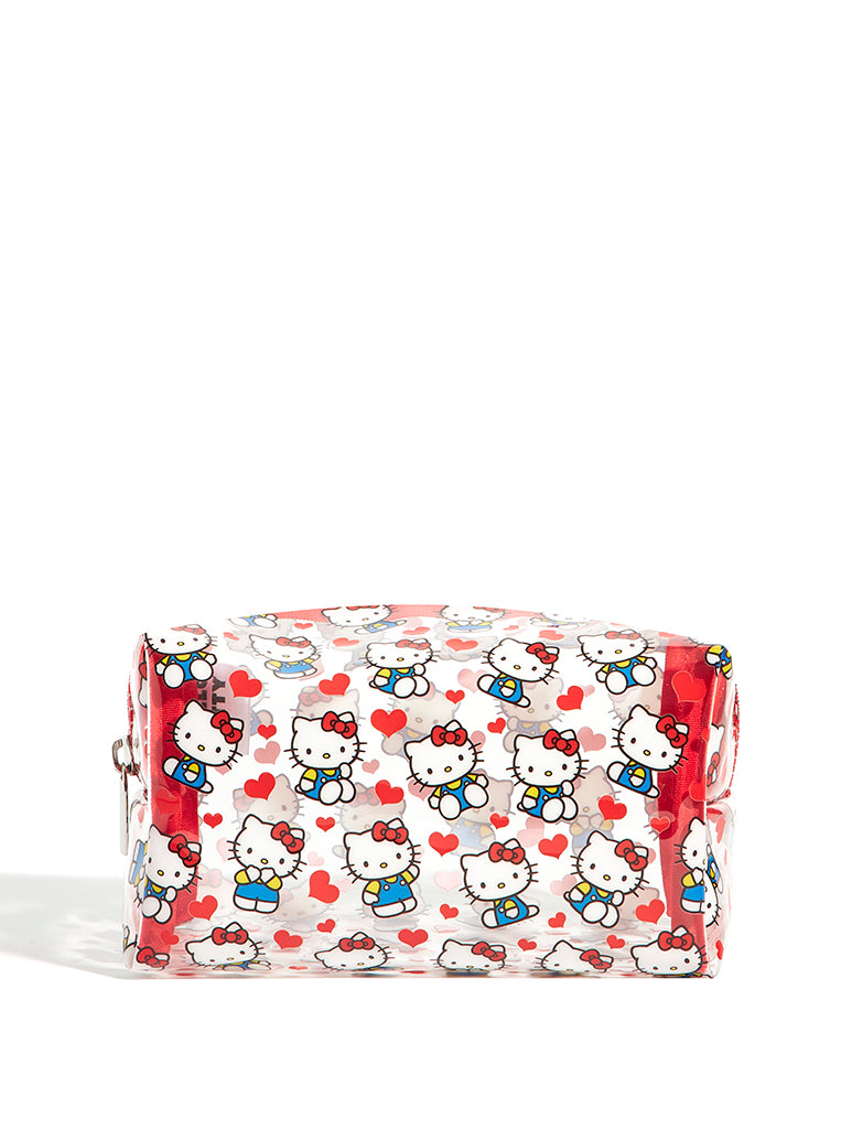 Hello Kitty Heart Makeup Bag