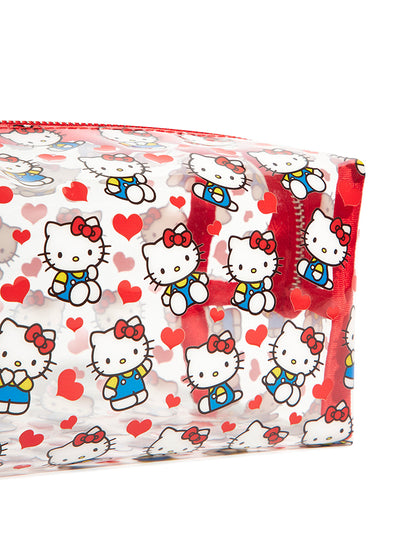 Hello Kitty Heart Makeup Bag