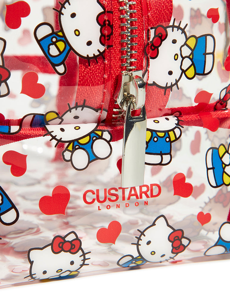 Hello Kitty Heart Makeup Bag