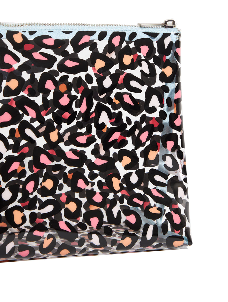 Cheetah Wash Bag Custard London 2