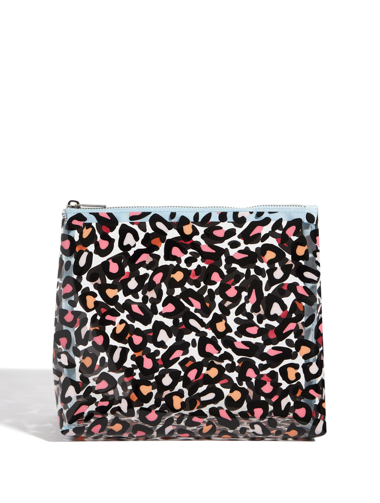 Cheetah Wash Bag Custard London 3