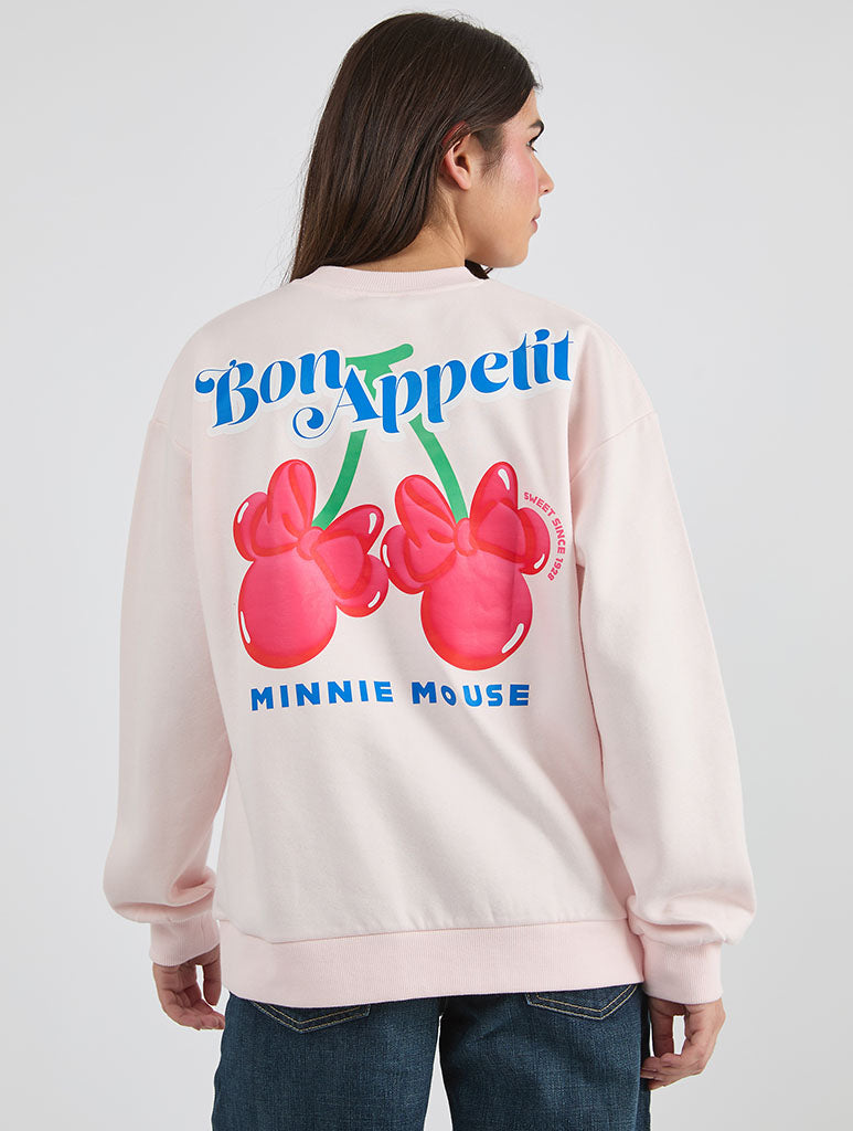 Custard x Disney Minnie Mouse Cherry Sweatshirt