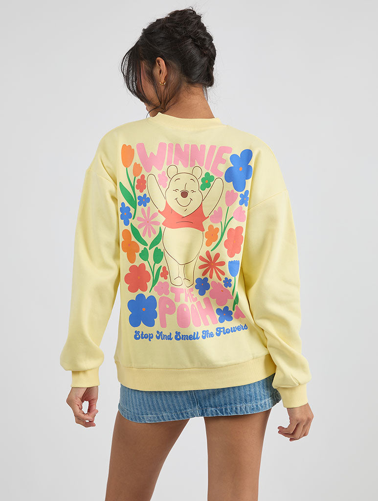 Custard x Disney Winnie The Pooh Flowers Sweatshirt