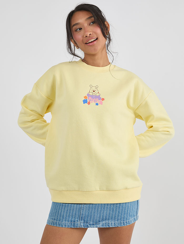 Custard x Disney Winnie The Pooh Flowers Sweatshirt