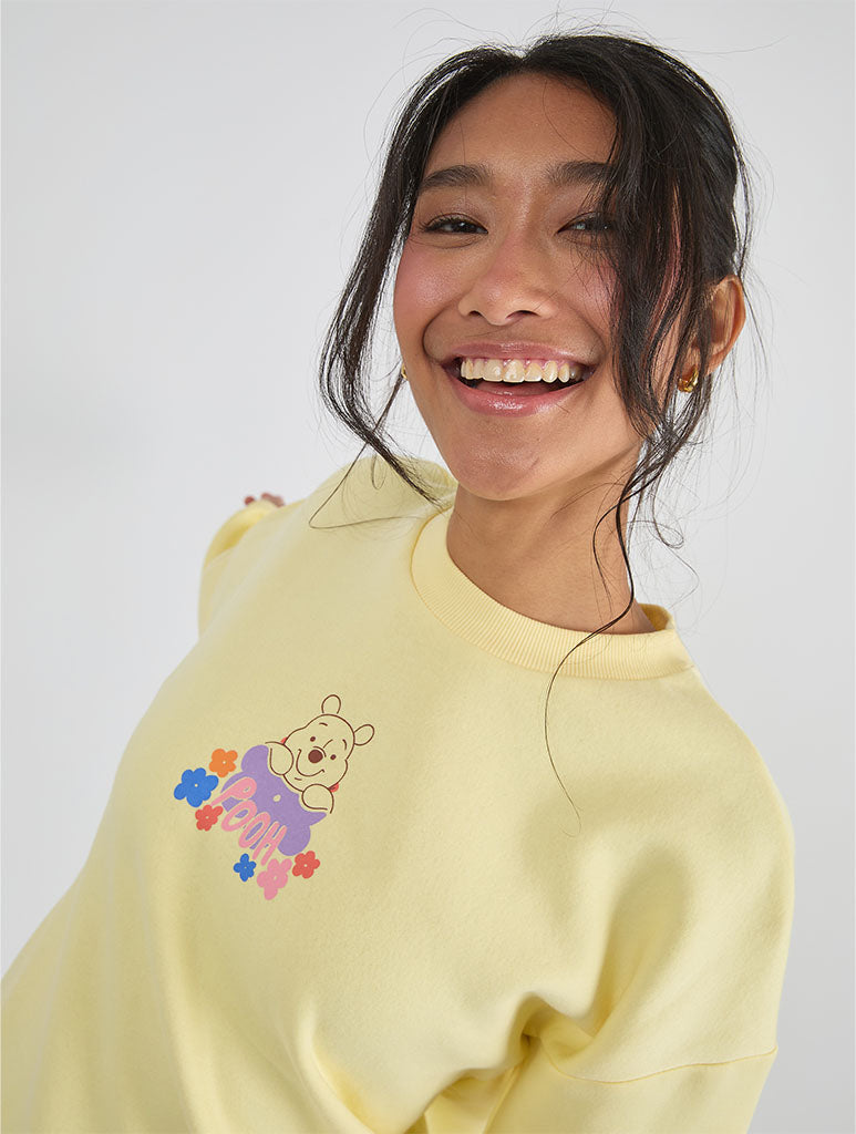 Custard x Disney Winnie The Pooh Flowers Sweatshirt