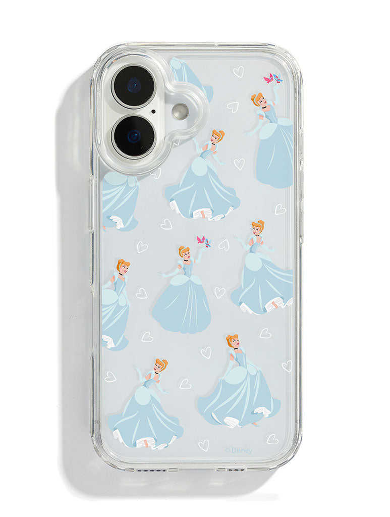 Disney Princess Cinderella Heart Repeat iPhone Case