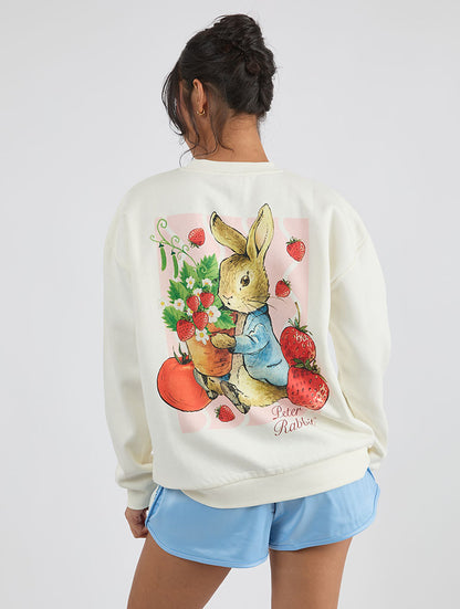 Peter Rabbit x Custard Strawberry Sweatshirt
