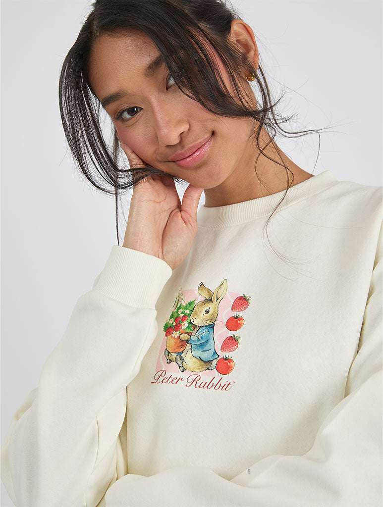 Peter Rabbit x Custard Strawberry Sweatshirt