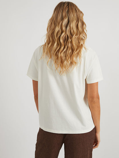 Custard Photographic Bow T-Shirt