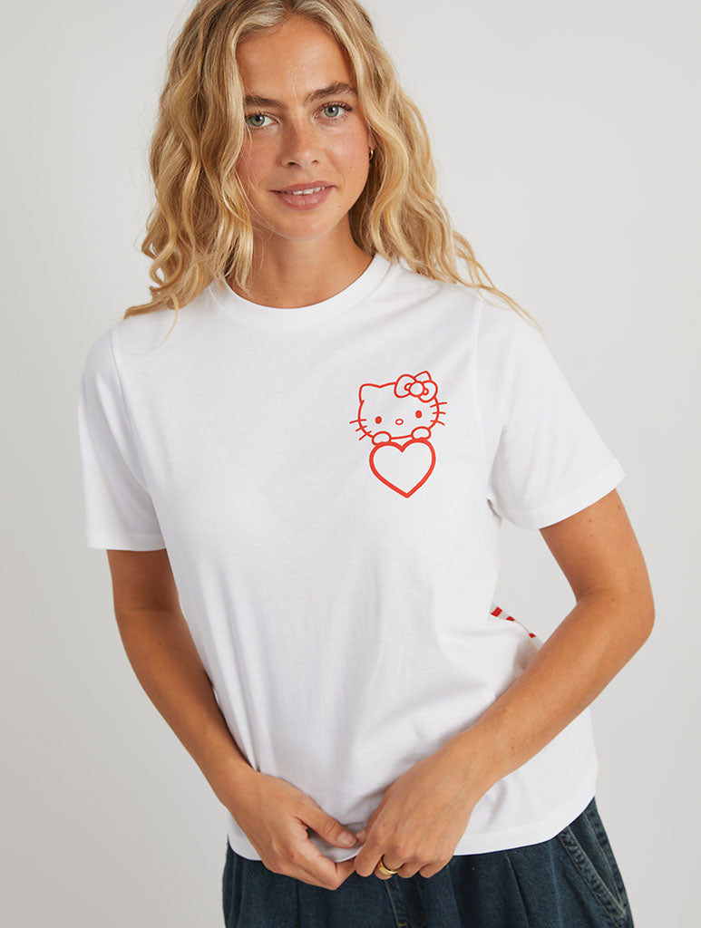 Hello Kitty x Custard Outline T-Shirt