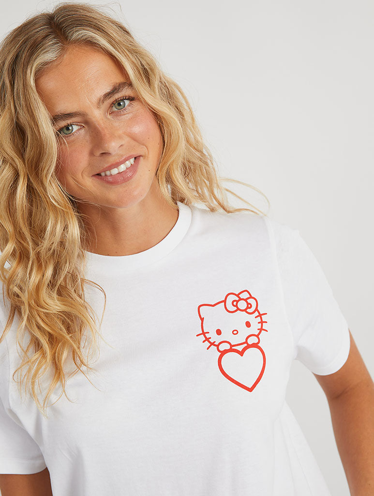 Hello Kitty x Custard Outline T-Shirt