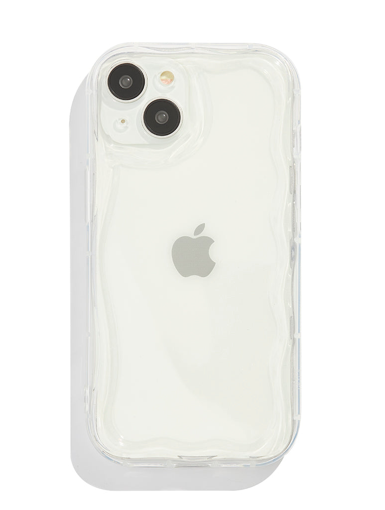 Clear Wavy iPhone Case