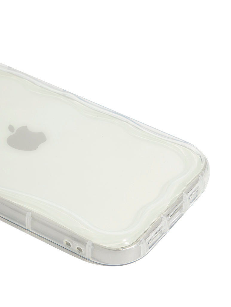 Clear Wavy iPhone Case