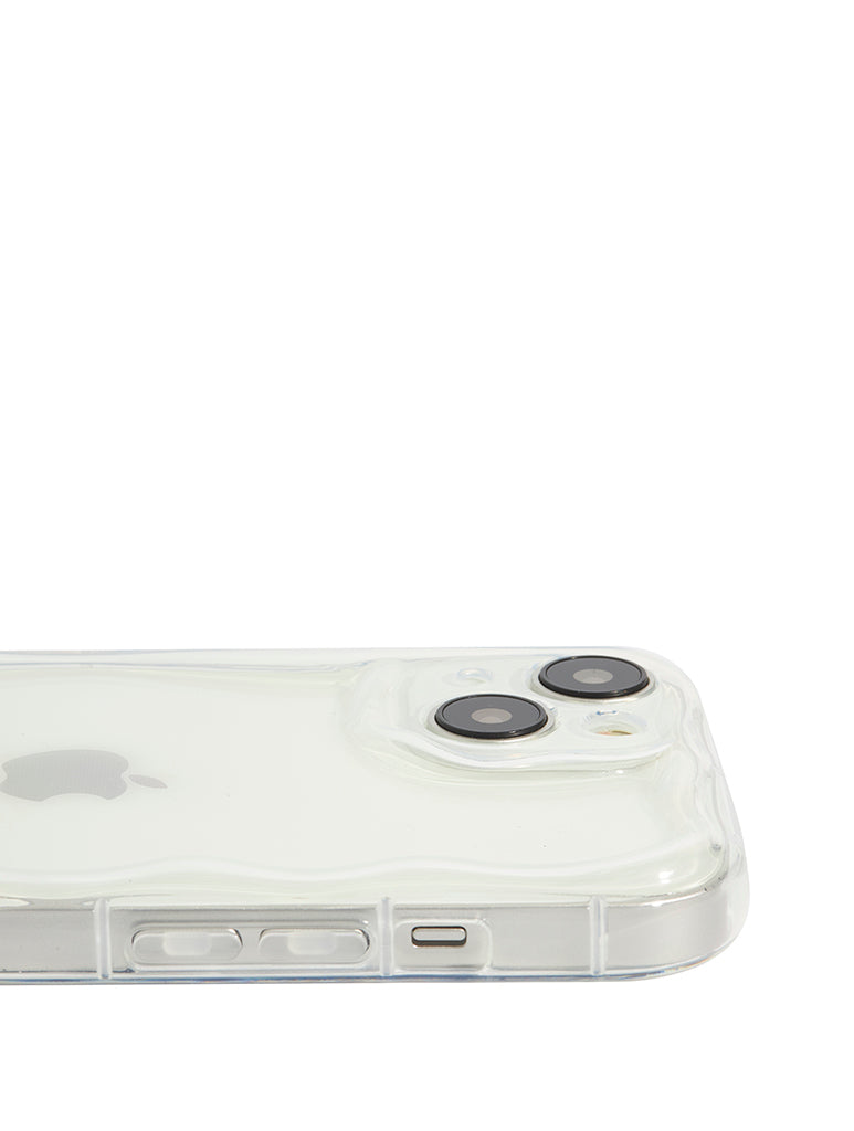 Clear Wavy iPhone Case