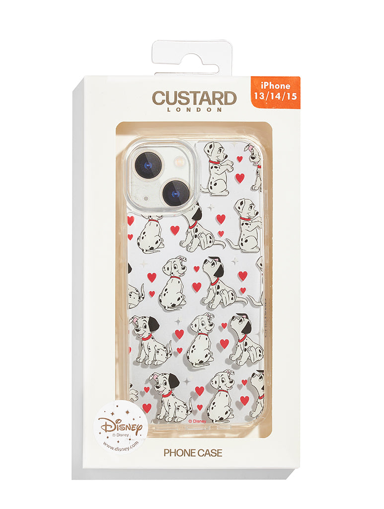 Custard Disney 101 Dalmatians Heart iPhone Case