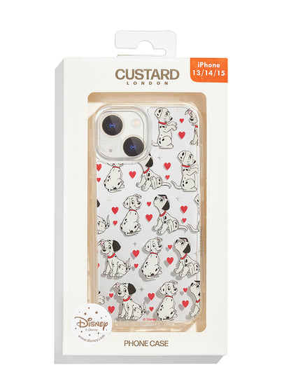 Custard Disney 101 Dalmatians Heart iPhone Case