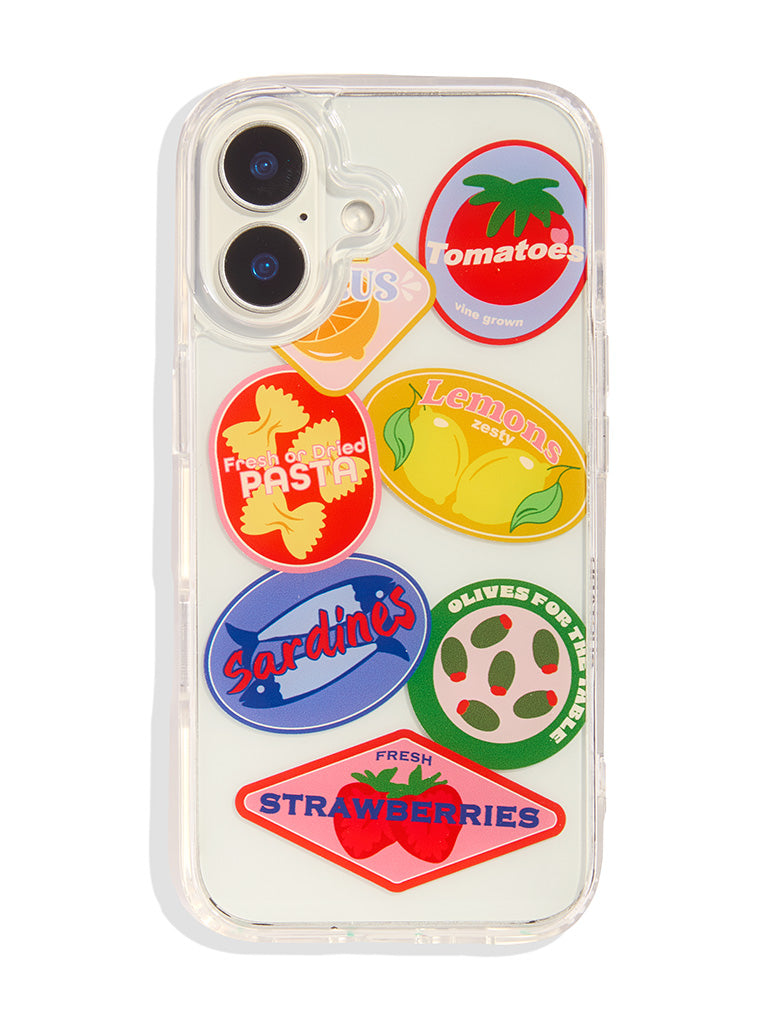 Custard Fruit Sticker iPhone Case