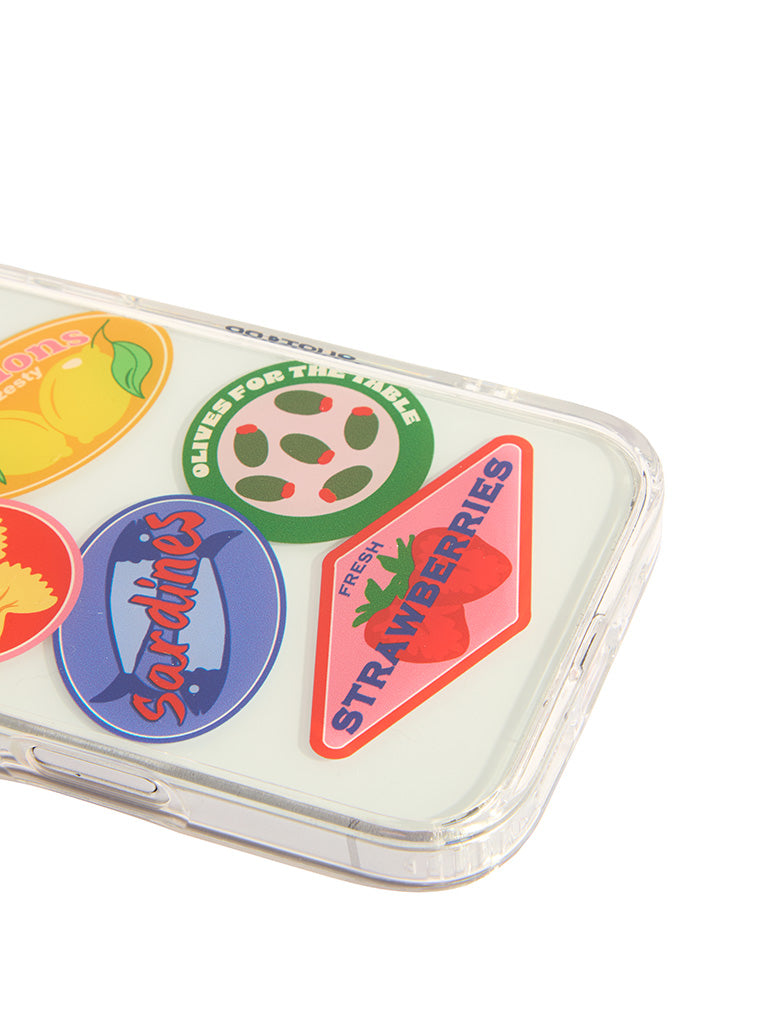Custard Fruit Sticker iPhone Case