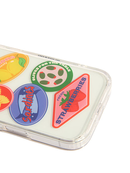 Custard Fruit Sticker iPhone Case