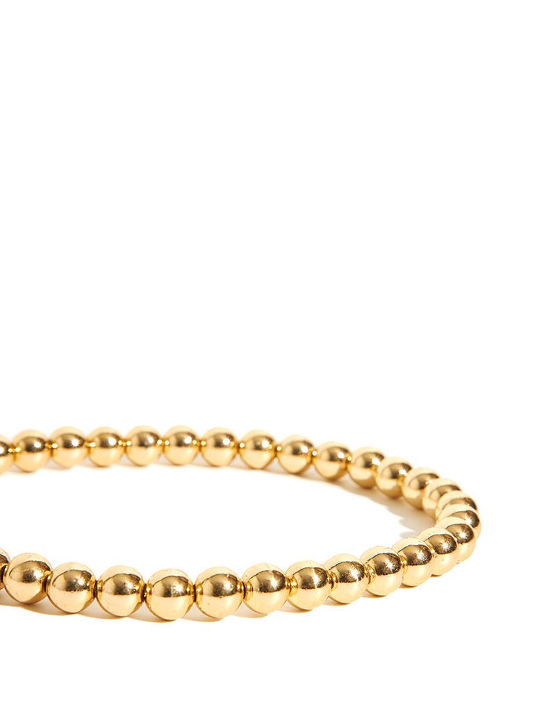 Custard Gold Beaded Strap