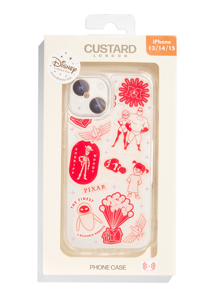 Custard x Disney Pixar Sticker iPhone Case