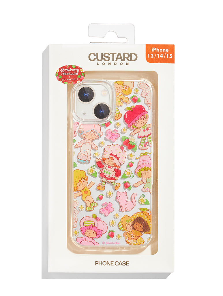 Custard x Strawberry Shortcake Floral iPhone Case